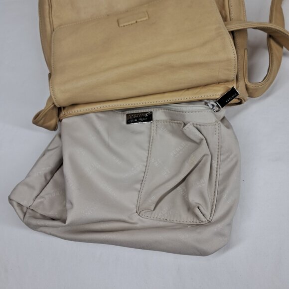 Perlina New York Soft Buttercup Yellow Messenger Purse Shoulder Bag - Picture 13 of 16